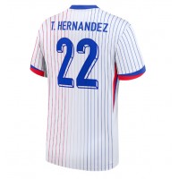 Echipament fotbal Franţa Theo Hernandez #22 Tricou Deplasare European 2024 maneca scurta